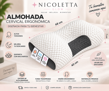 ALMOHADA CERVICAL ERGONÓMICA