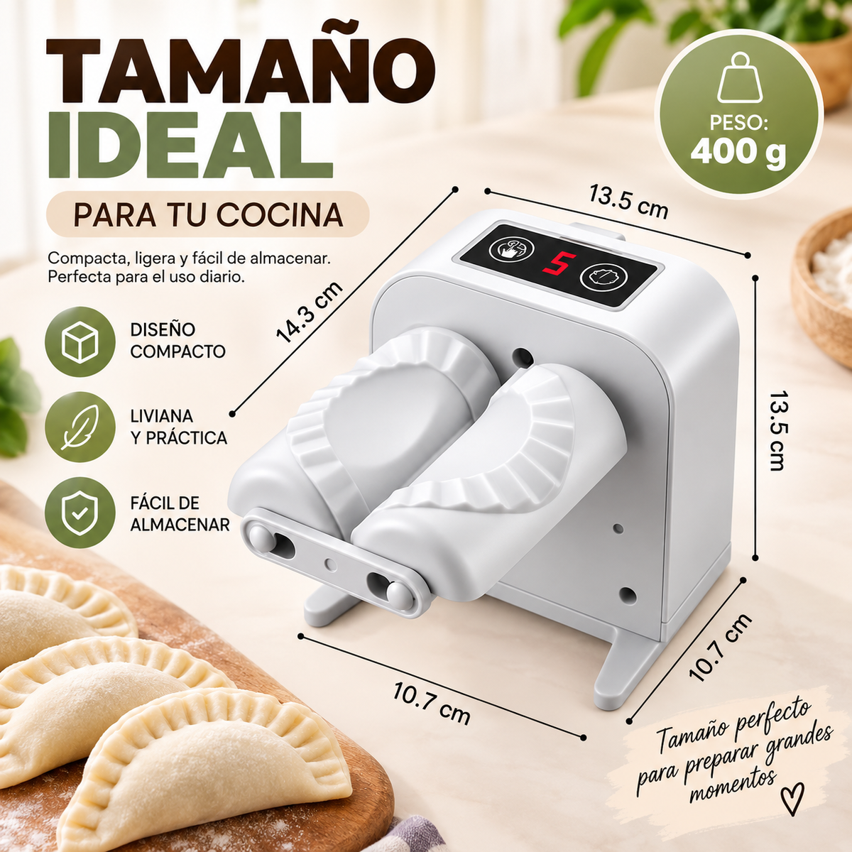 Máquina Eléctrica Automática para Empanada