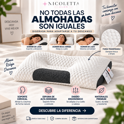 ALMOHADA CERVICAL ERGONÓMICA