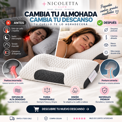 ALMOHADA CERVICAL ERGONÓMICA